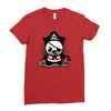 pirate panda Ladies Fitted T-Shirt