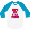 star spangled hammered 3/4 Sleeve Shirt