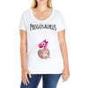 Pregosaurus Girl Ladies Curvy T-Shirt