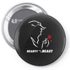 beauty and the beast Pin-back button
