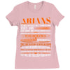 Arians Difficult Ones To Understand Zodiac Ladies Fitted T-Shirt