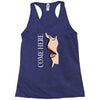 come here Racerback Tank