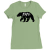 papa Ladies Fitted T-Shirt