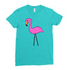 animal pink Ladies Fitted T-Shirt