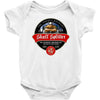 skull splitter beer label ideal birthday present or gift Baby Bodysuit