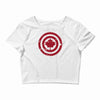 captain canada Crop Top