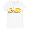 pizza campfire story Ladies Fitted T-Shirt