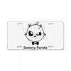 sweaty panda License Plate