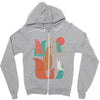 FLOCK OF BIRDS Zipper Hoodie