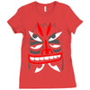 addict x mysterious al mask Ladies Fitted T-Shirt