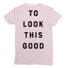 It Took Me 50 Years To Look This Good Ladies Fitted T-Shirt