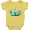 rock, paper, scissor hold Baby Onesie