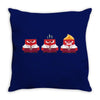 must control anger Throw Pillow