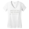 must be this tall to ride Women's V-Neck T-Shirt