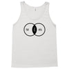 music elitism venn diagram musician indie snob rock geek shirt t shirt Tank Top