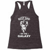 Best Dad in The Galaxy Racerback Tank