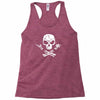 rock skull Racerback Tank