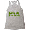 kiss me i'm irish Racerback Tank