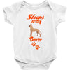 Sleeps With Boxer Baby Onesie