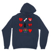 ls lesbian full heart Unisex Hoodie