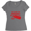 hot sauce emergency Women's Triblend Scoop T-shirt