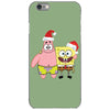 spongebob squarepants and patrick christmas iPhone 6/6s Case