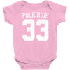 polk high Baby Onesie
