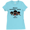 mixed martial arts and crafts Ladies Fitted T-Shirt