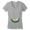 Two Peas In a Pod Twin Babies Women's V-Neck T-Shirt