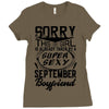 This Girl Is Taken By A Super Sexy September Boyfriend Ladies Fitted T-Shirt