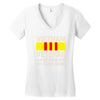 vietnam veteran Women's V-Neck T-Shirt