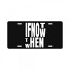 if not License Plate