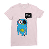 uberpup hey brain cakes! Ladies Fitted T-Shirt