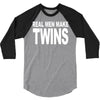 real men make twins (2) 3/4 Sleeve Shirt