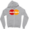 hustle hard Zipper Hoodie