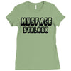 myspace stalker Ladies Fitted T-Shirt