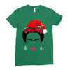 frida kahlo christmas Ladies Fitted T-Shirt