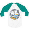 skull summer 3/4 Sleeve Shirt