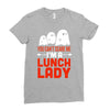 lunch lady Ladies Fitted T-Shirt