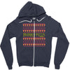 merry pizza Zipper Hoodie