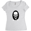 LIKE A SKULL Women's Triblend Scoop T-shirt