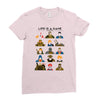life is a game Ladies Fitted T-Shirt
