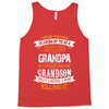 Super Cool Grandpa Of A Freaking Awesome Grandson Tank Top