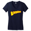 love burger Women's V-Neck T-Shirt