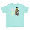 ski mood french bulldog Youth Tee