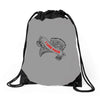 i love pizza Drawstring Bags