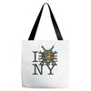 i (turtle) ny Tote Bags