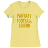 fantasy football legend sunday night football sports league tee shirt Ladies Fitted T-Shirt