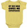 red head hair Baby Onesie