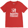 going fishing V-Neck Tee